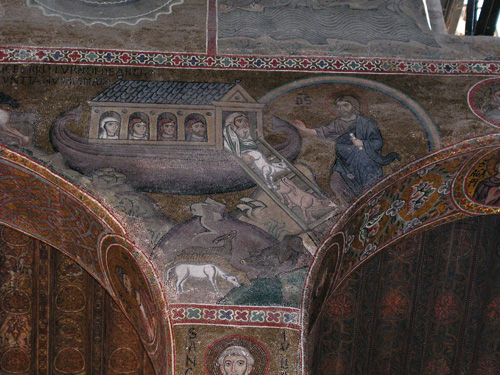 005-072404-27-Mosaic Noah's Ark, Capella Palatina