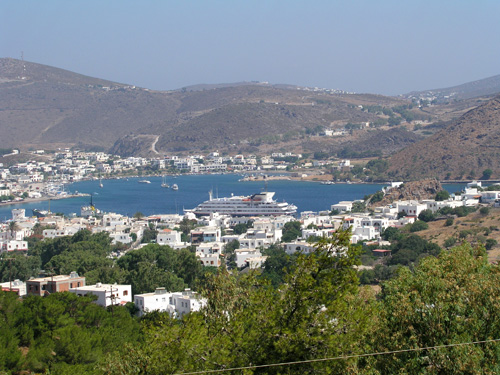 065-073104-19-Clelia II in harbor at Patmos