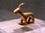 039-072804-41-gold ibex, 3.5inches - only gold found in Akrotiri 