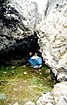 In the cave at Hlj&oacute;&eth;aklettur