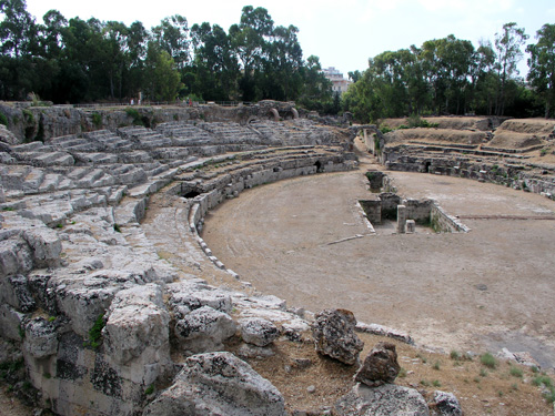 020-072604-23-Anfiteatro Romano-used by gladiators, 5 Cen BC, Syracuse