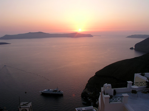 044-072804-65-sunset, Santorini 