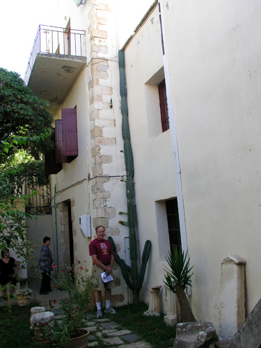 046-072904-8-Mike and cactus, Chania, Crete