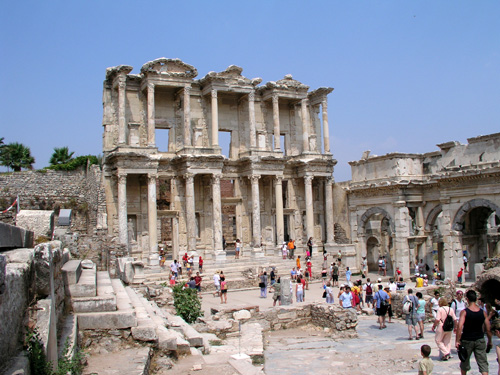 072-080104-27-The Celcus Library, Ephesus