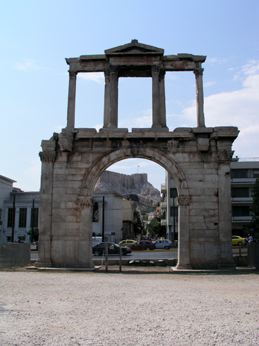 095-080404-12-Hadrian's Arch with Acropolis in background